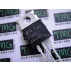 6N80 - Transistor MOSFET N-CH 800V 5,5A 3-Pinos TO-220 - FQP6N80C - TO 220